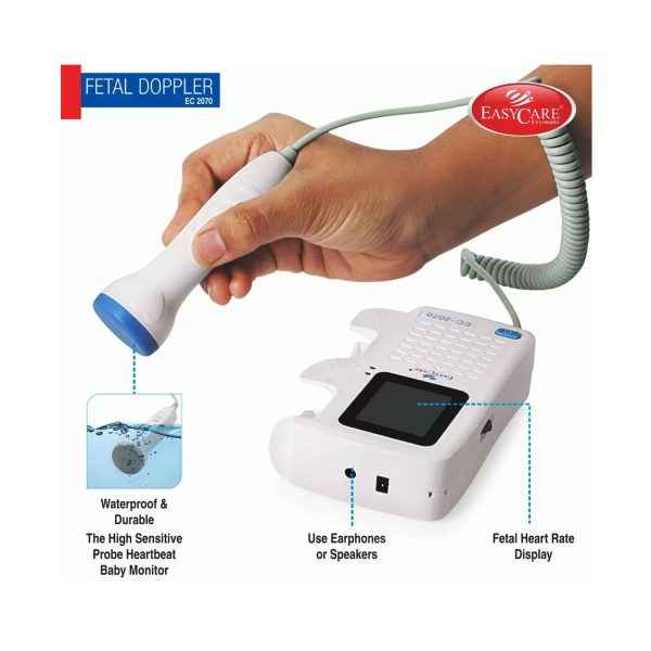 EASYCARE (EC2070) Fetal Doppler for Mothers & Doctors