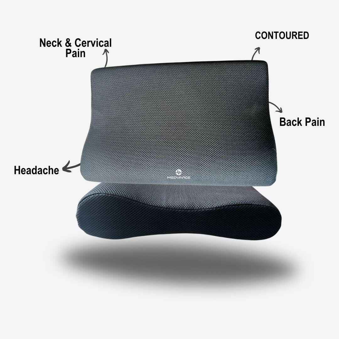 Medvance Cervical Pillow, Mesh Black