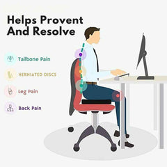 Medvance Orthopedic Coccyx Cushion, Blue