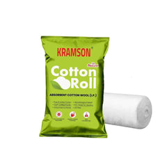 Kramson Pure Cotton Roll for Medical Wound | Care and Personal Use | Chlorine Free and Lint Free | Highly Absorbent RO Water Processed | Multipurpose Cotton for Clinic Salon and Home (300 gm)
