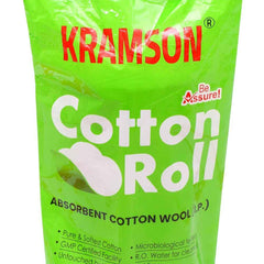 Kramson Pure Cotton Roll for Medical Wound | Care and Personal Use | Chlorine Free and Lint Free | Highly Absorbent RO Water Processed | Multipurpose Cotton for Clinic Salon and Home (300 gm)