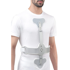 TYNOR A-12 ASH BRACE (HYPER EXTENSION BRACE), SILVER, 1 SET - Surgismart