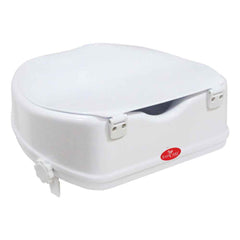 EASYCARE (EC7060-D4) Toilet Seat Riser with Safe Lock & Lid (4-inch)
