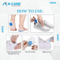 Acare SILICON HEEL CUP