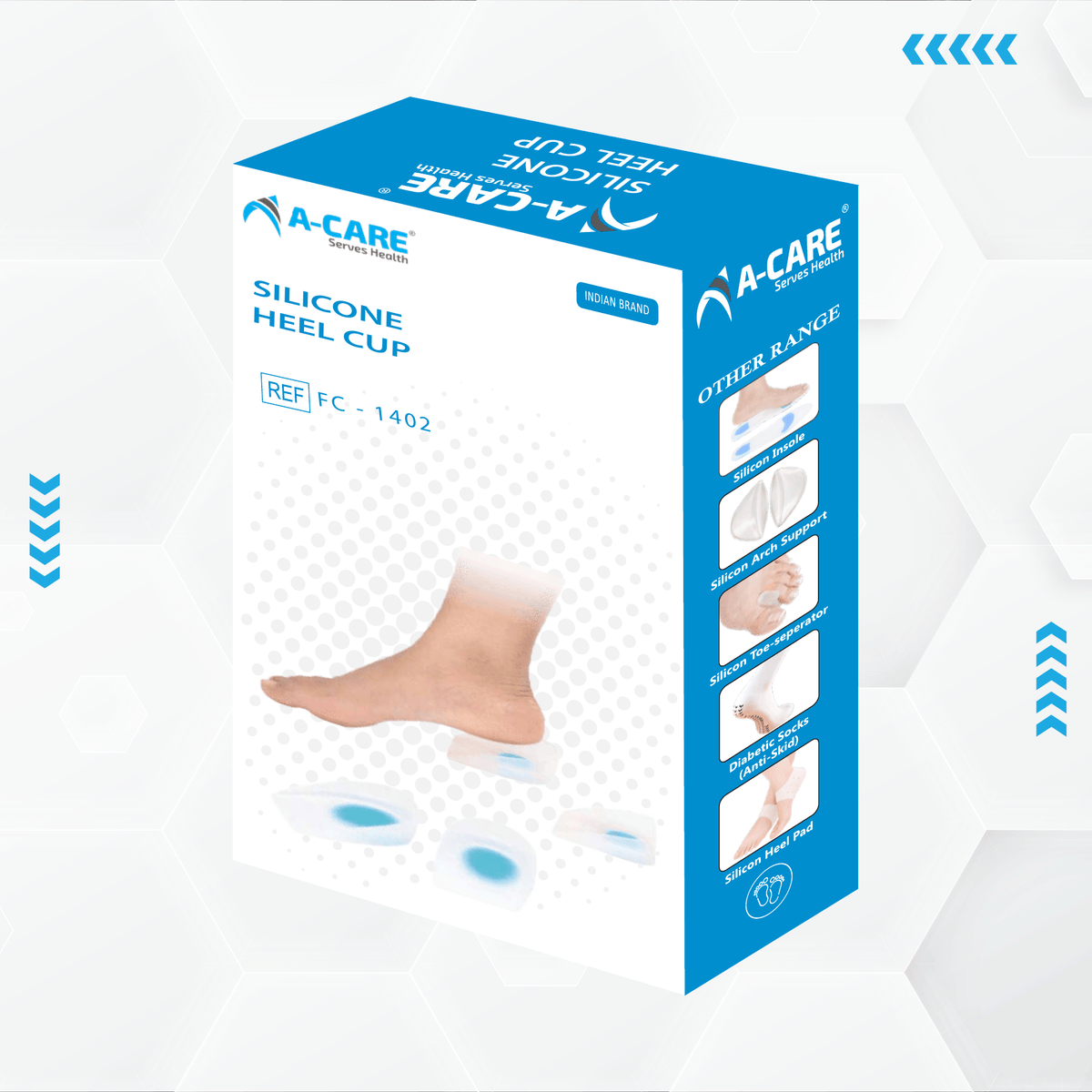 Acare SILICON HEEL CUP