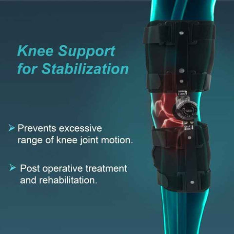 TYNOR D-10 R.O.M. KNEE BRACE 18″/46CM