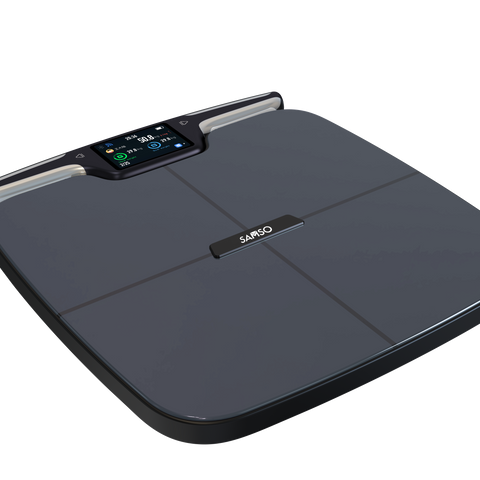 SAMSO Ultra Scan, Advanced 8 Electrode Smart Body Analyzer Scale with TFT Display, Bluetooth Connectivity, 56 Body Parameters - Surgismart