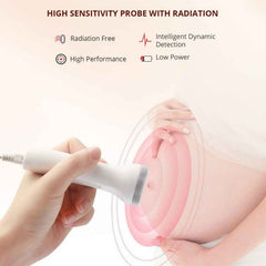 EASYCARE EC2016 Fetal Doppler Machine with High sensitivity Probe