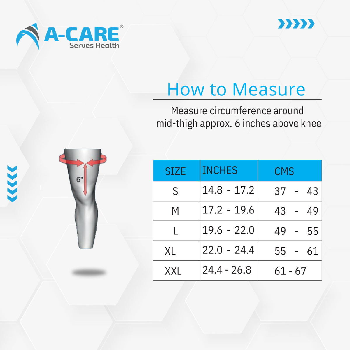 Acare Knee Cap Soft (4-Way) - Surgismart